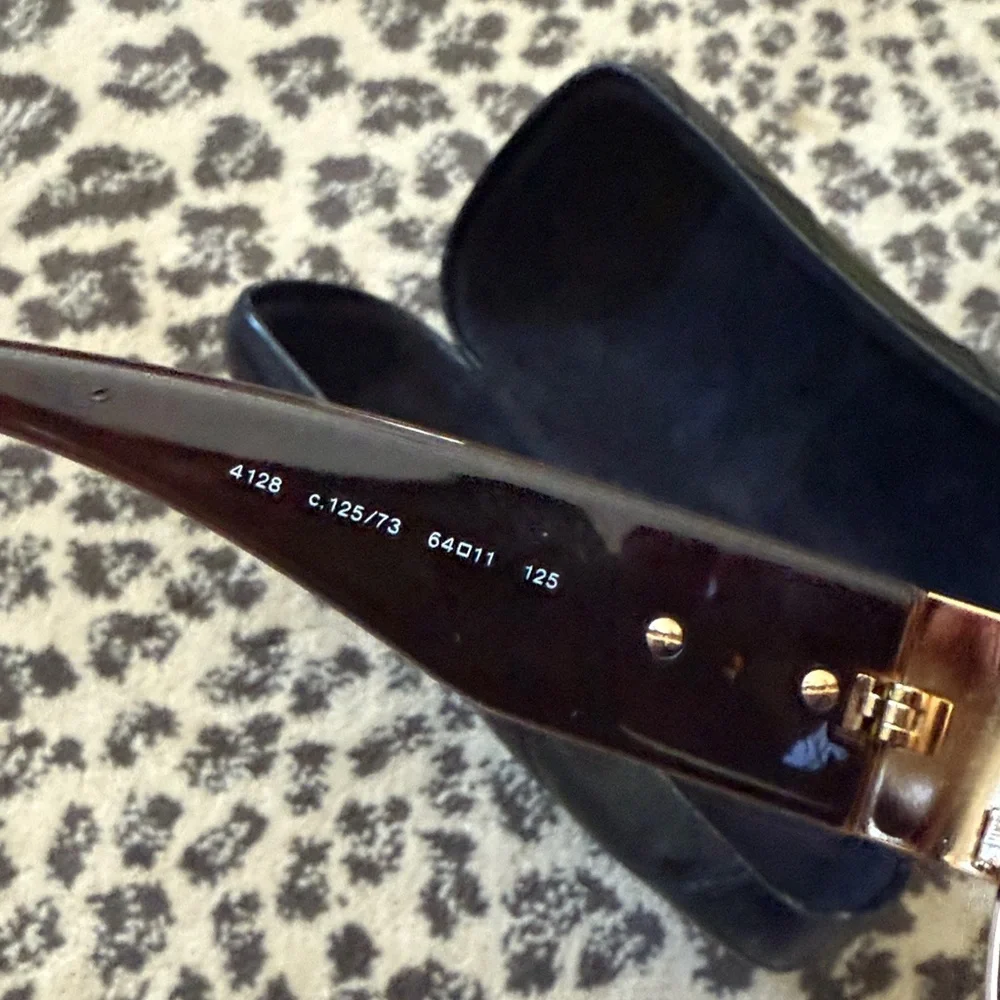 Chanel Gold Aviator Sunglasses - Picture 8 of 8